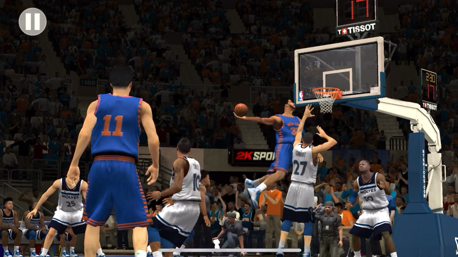 豪门对决!NBA2K上演世纪大战 豪门对决!NBA2K上演世纪大战